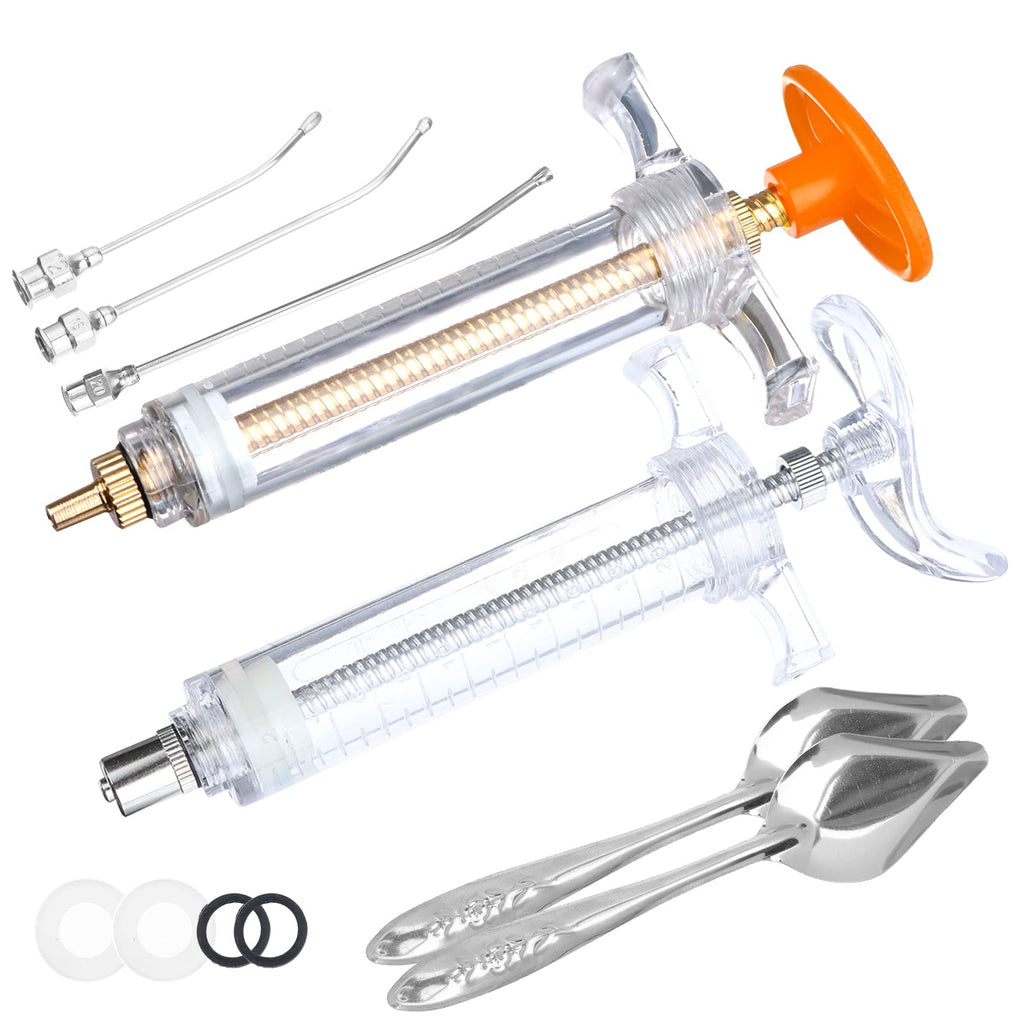 OBANGONG 7 Pcs Bird Feeding Syringe Feeding Tubes for Baby Birds Feeding Spoon used for Pet Sick Bird Parrot feed milk and medicine20ml10ml