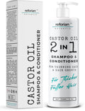 Castor Oil 2 in 1 Shampoo and Conditioner Men & Women Castor Oil Shampoo and Conditioner for Hair Growth Products Shampoo and Conditioner 2 in 1 Castor Oil for Hair Growth Shampoo and Conditioner Set