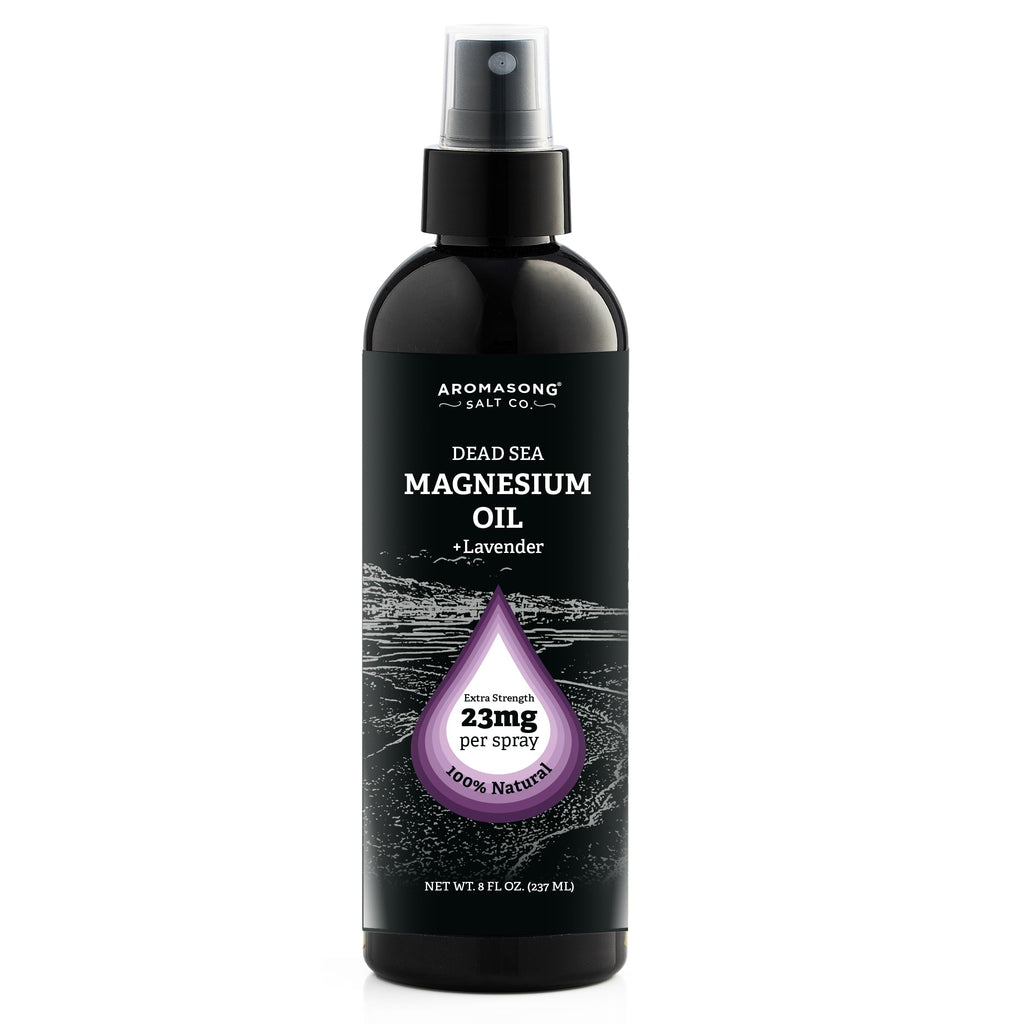 Aromasong Lavender Extra Strength Ultra-Pure Magnesium Spray (23mg Magnesium in Each Spray) 8 Oz Known to be Used for Leg Discomfort