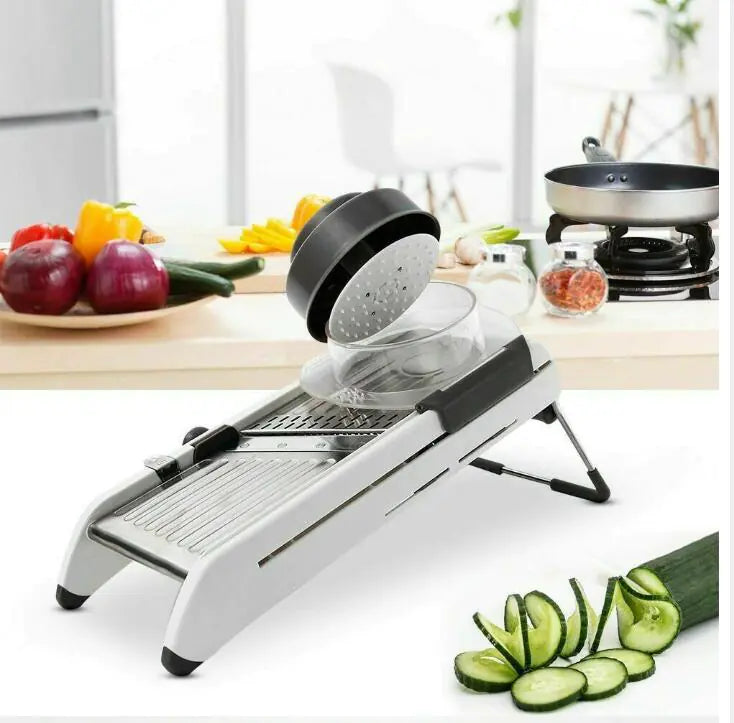 Multi-Functional Vegetable Slicer with Stainless Steel