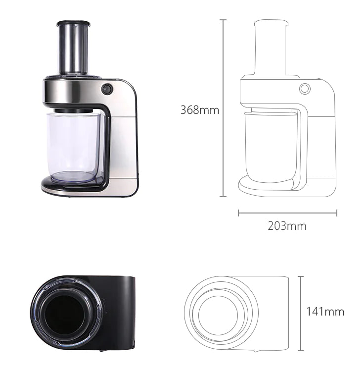 Multi-Functional Vegetable Slicer and Shredder Machine