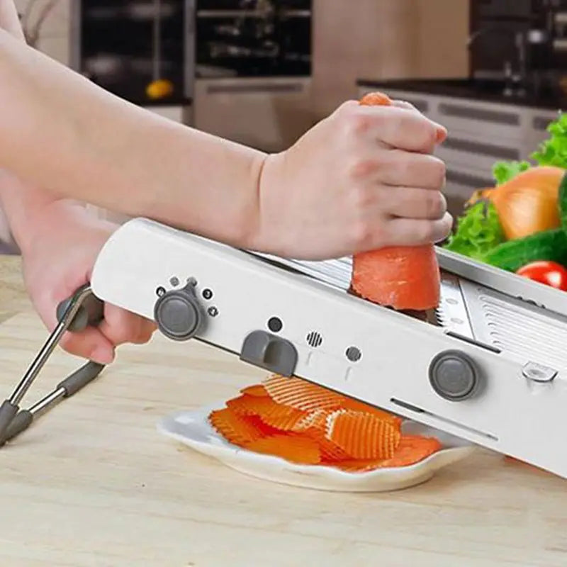 Multi-Functional Vegetable Slicer with Stainless Steel