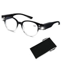 Reading Glasses with Lights Bright LED Readers with Lights Magnifier Glasses for Reading Fashion Blue Light Blocking Glasses Magnifier Nighttime Reader Women Men Clear Vision Lighted Eye Glasses+1.5