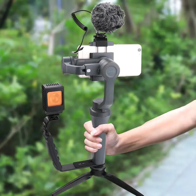 DJI Osmo Mobile 2 Gimbal with L-Shaped Extension Stand