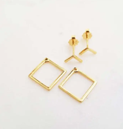 Simple Graceful Geometric Earings