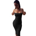 Strap Dress, Nightclub Dress, Milk Silk Bandage Dress
