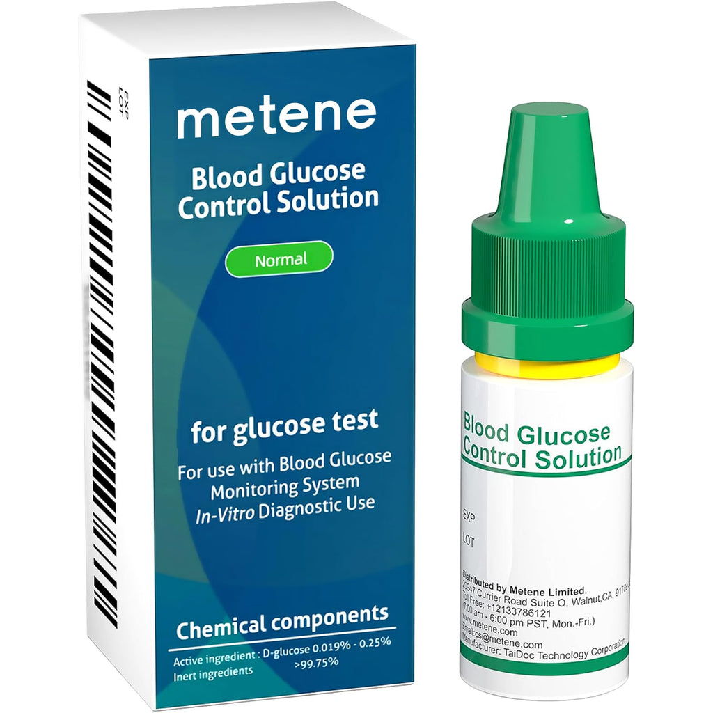 Metene TD-4116 Control Solution Level 2 Used with metene TD-4116 Blood Glucose Monitor Kit