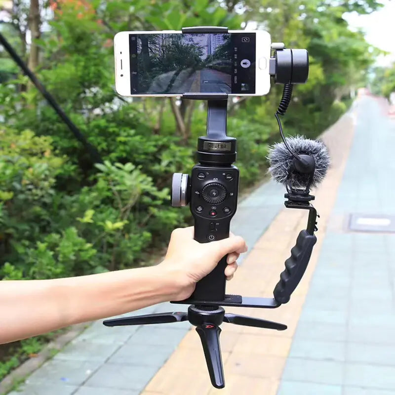 DJI Osmo Mobile 2 Gimbal with L-Shaped Extension Stand
