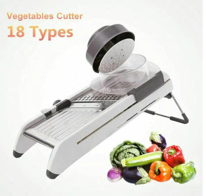 Multi-Functional Vegetable Slicer with Stainless Steel