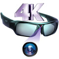 YYCAMUS 4K Camera Glasses Upgrade Smart Sunglasses with Camera Video Glasses with UV Protection for Outdoor Activities & Travel Sports & Action Video Cameras
